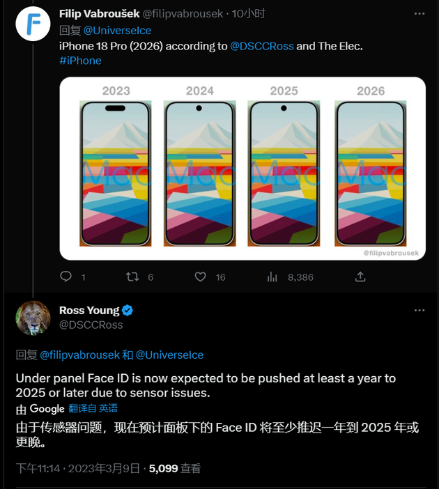 偏关苹果手机维修分享:屏下Face ID有什么优势？iPhone何时会有屏下Face ID？ 