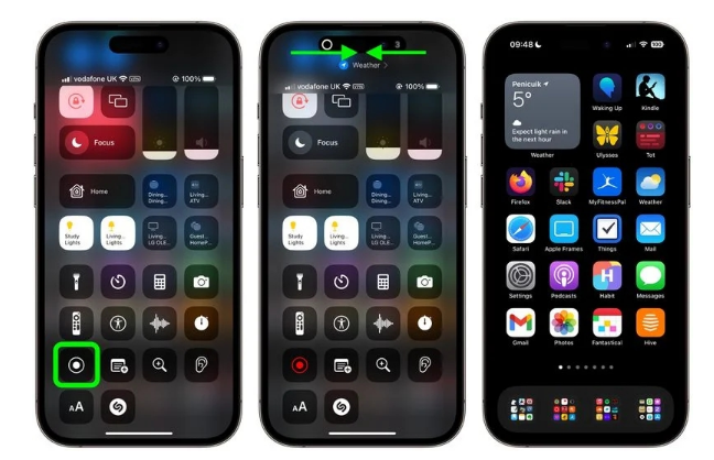 偏关苹果手机维修分享iPhone14录屏如何隐藏灵动岛和红色指示器 