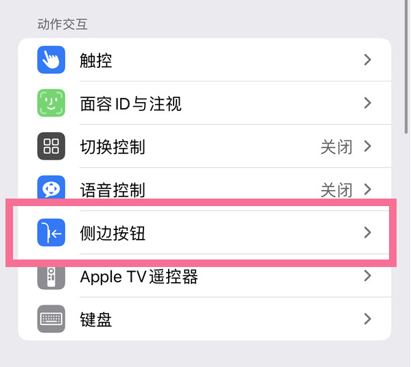 偏关苹果14维修店分享iPhone14 Plus侧键双击下载功能关闭方法 